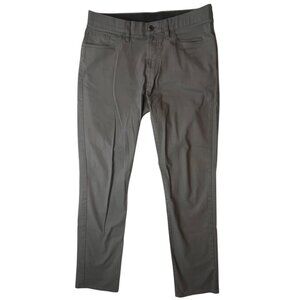 Bonobos Men's 31/32 Slim Pants Grey Casual‎ Business Casual Stretch 3X Dry